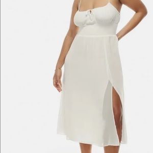 Aritzia Dresses Aritzia Wilfred Genoa Midi Dress In Light Birch - Size M NWT